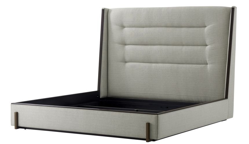Modern upholstered master bed