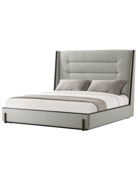 Modern upholstered master bed