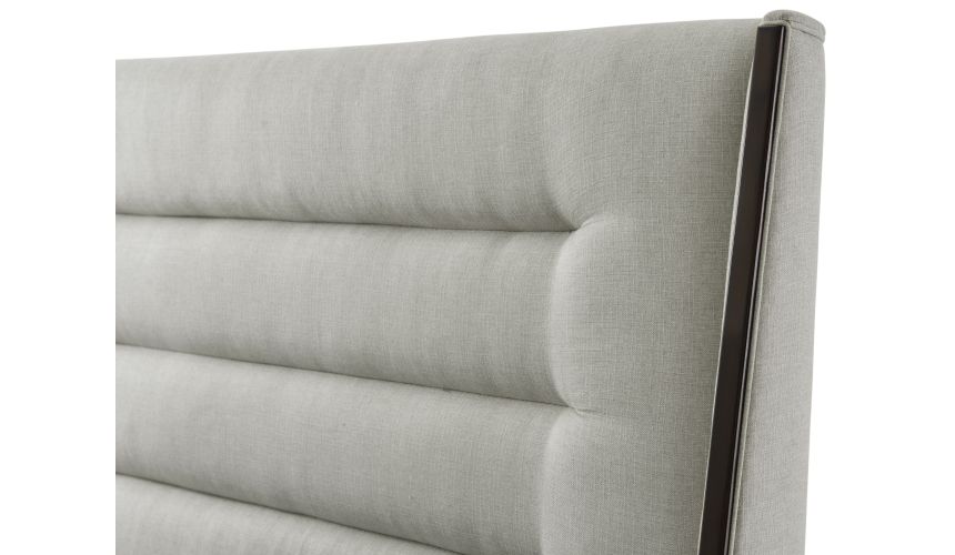 Modern upholstered master bed