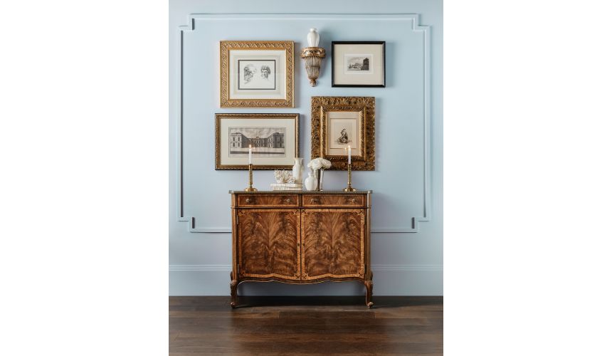 Cabinet classic style with drawers