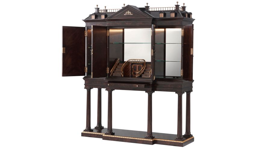 Exquisitely crafted bar cabinet