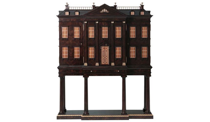 Exquisitely crafted bar cabinet