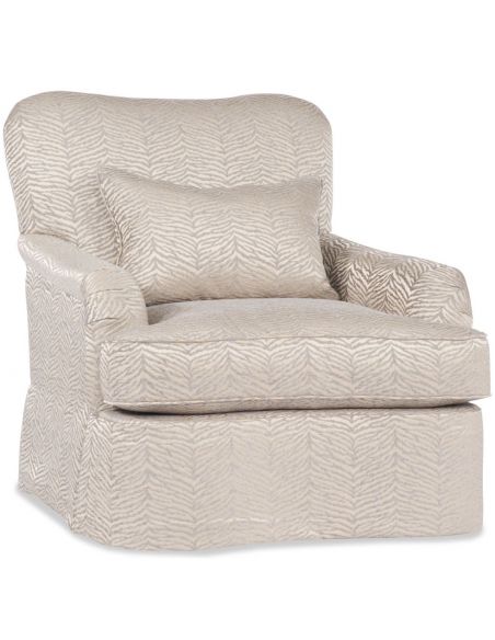 Cream Rounded Corner Chair