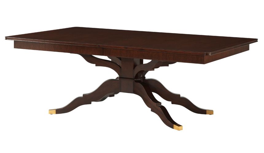 An attention-grabbing dining table