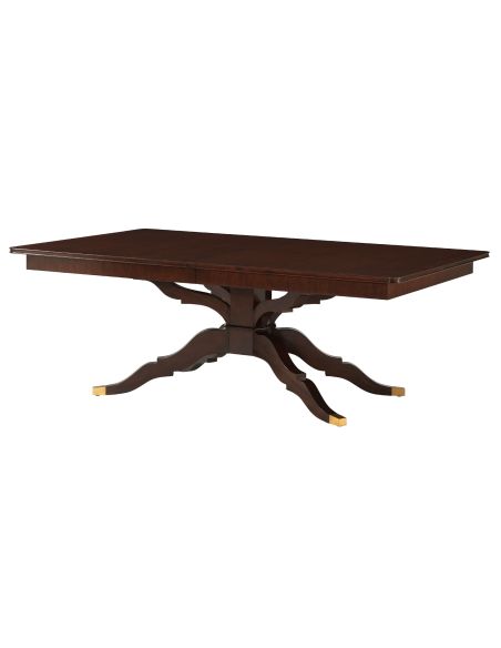 An attention-grabbing dining table