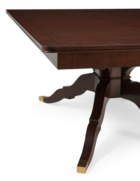 An attention-grabbing dining table