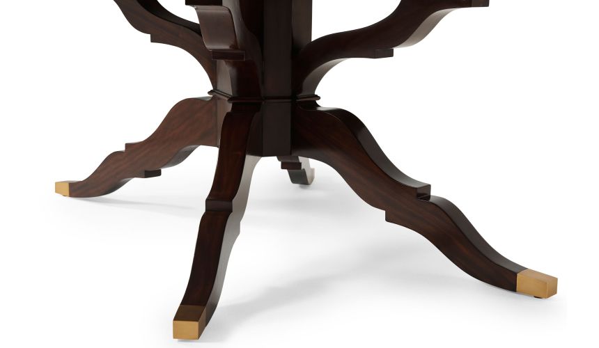 An attention-grabbing dining table