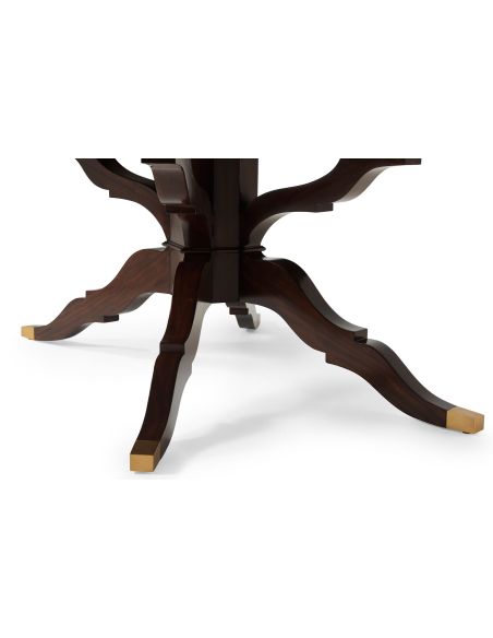 An attention-grabbing dining table