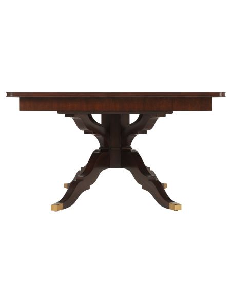 An attention-grabbing dining table