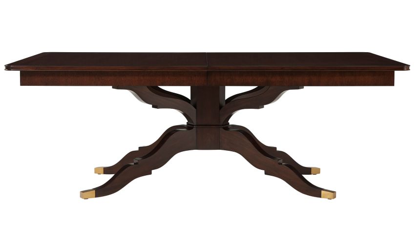 An attention-grabbing dining table