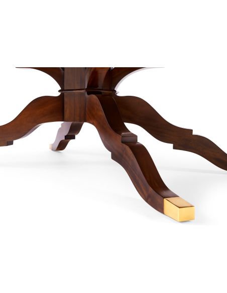 An attention-grabbing dining table