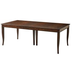 French-inspired dining table with rectangular crossbanded top 2