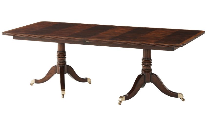Regency-inspired dining table