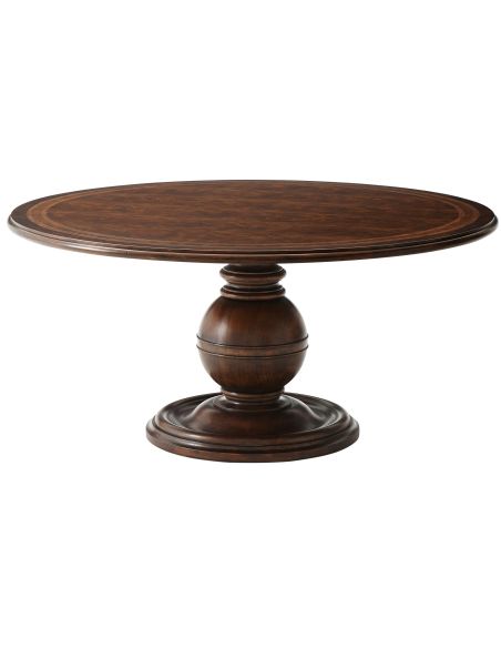 Art Deco inspired round dining table
