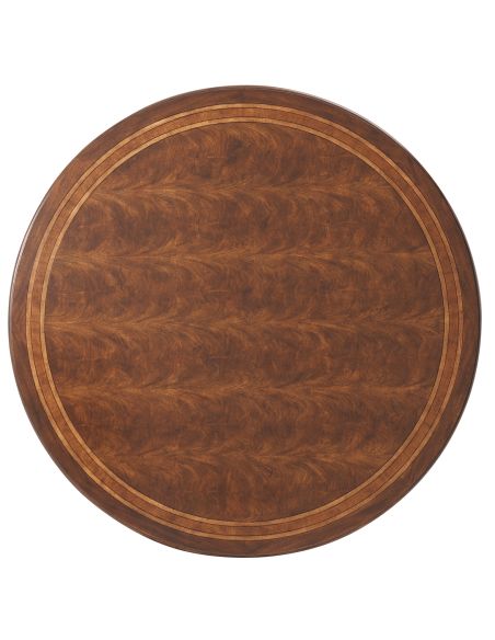 Art Deco inspired round dining table
