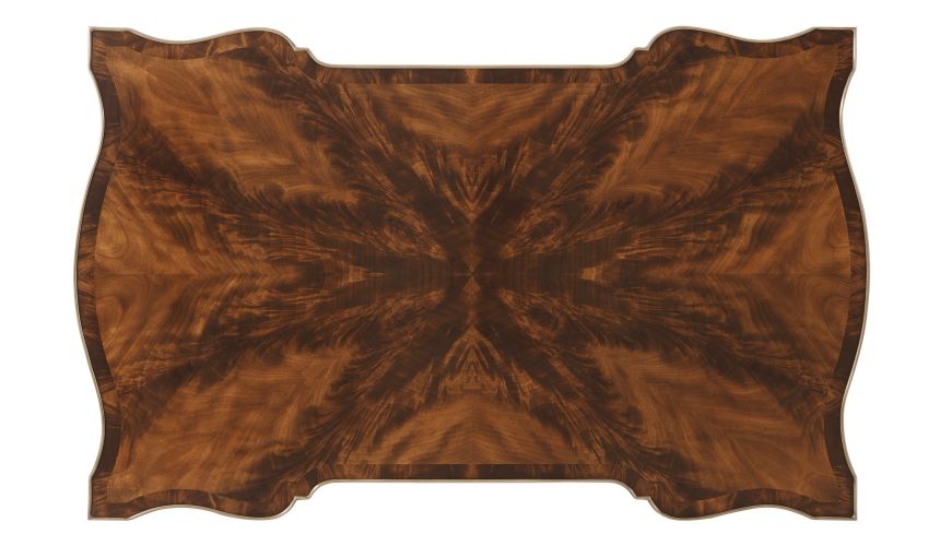 Coffee table serpentine shape