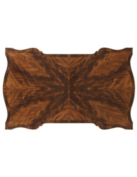 Coffee table serpentine shape