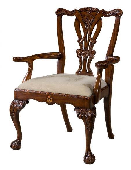 Mahogany Chippendale Arm Chair