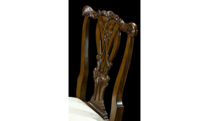 Dining Chairs Mahogany Chippendale Arm Chair