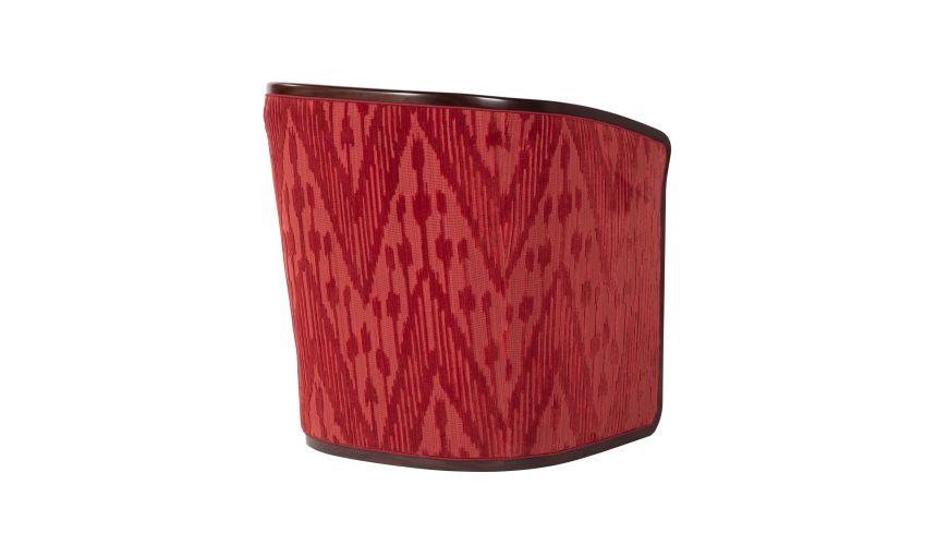 buttoned-up tub chair