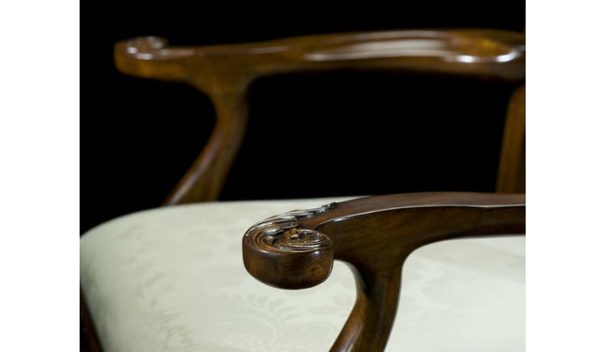 Dining Chairs Mahogany Chippendale Arm Chair