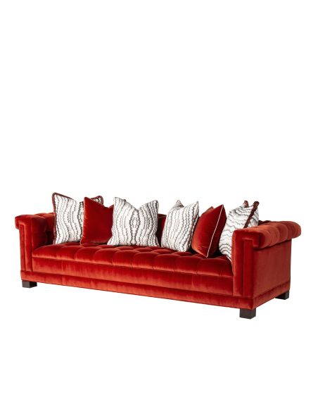 Modern Chesterfield-inspired sofa