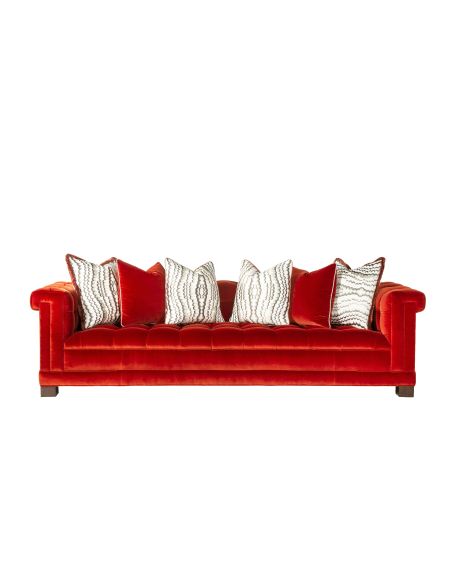 Modern Chesterfield-inspired sofa