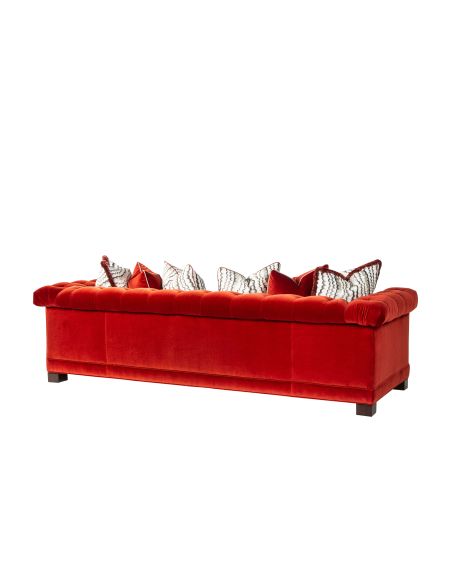 Modern Chesterfield-inspired sofa