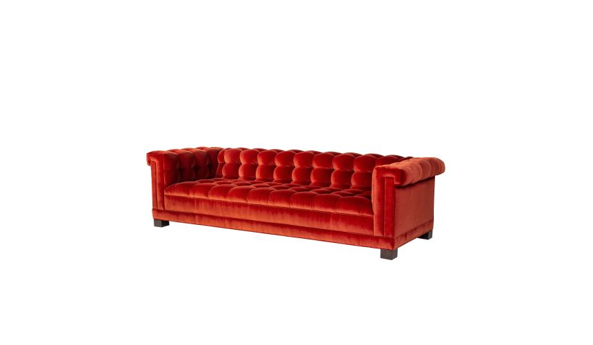 Modern Chesterfield-inspired sofa