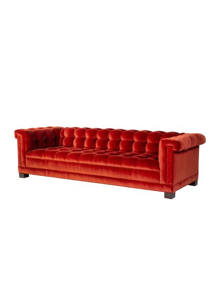 Modern Chesterfield-inspired sofa