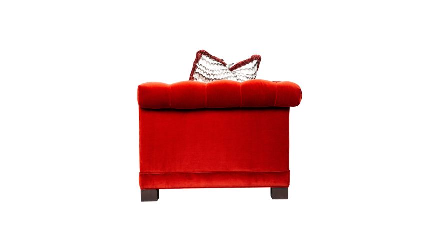 Modern Chesterfield-inspired sofa
