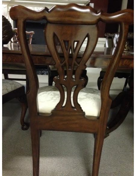 Dining Chairs Mahogany Chippendale Arm Chair