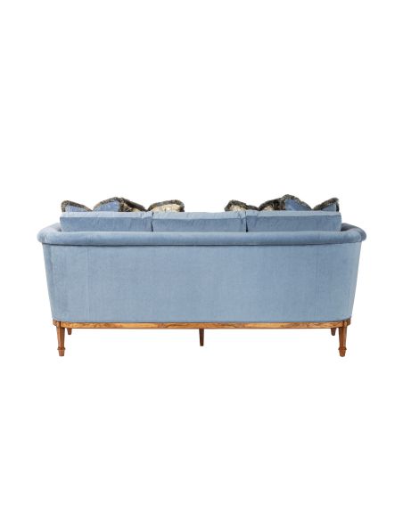 Our latest three-seater wood frame sofa