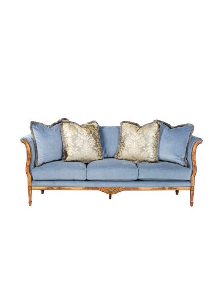 Our latest three-seater wood frame sofa