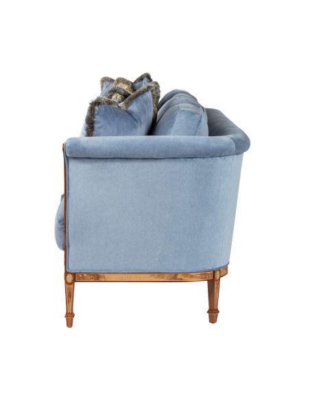 Our latest three-seater wood frame sofa