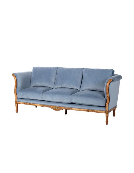 Our latest three-seater wood frame sofa