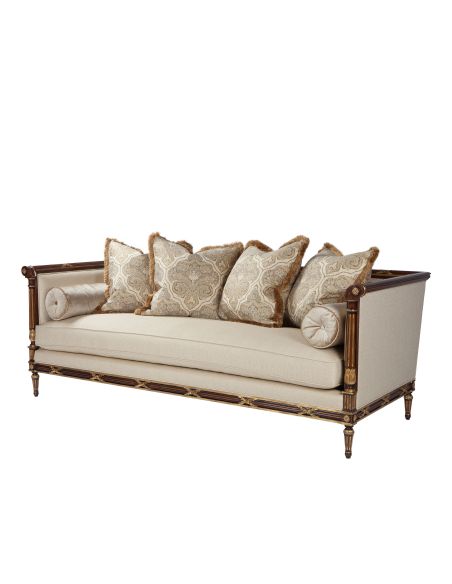 beautiful and ornate sofa