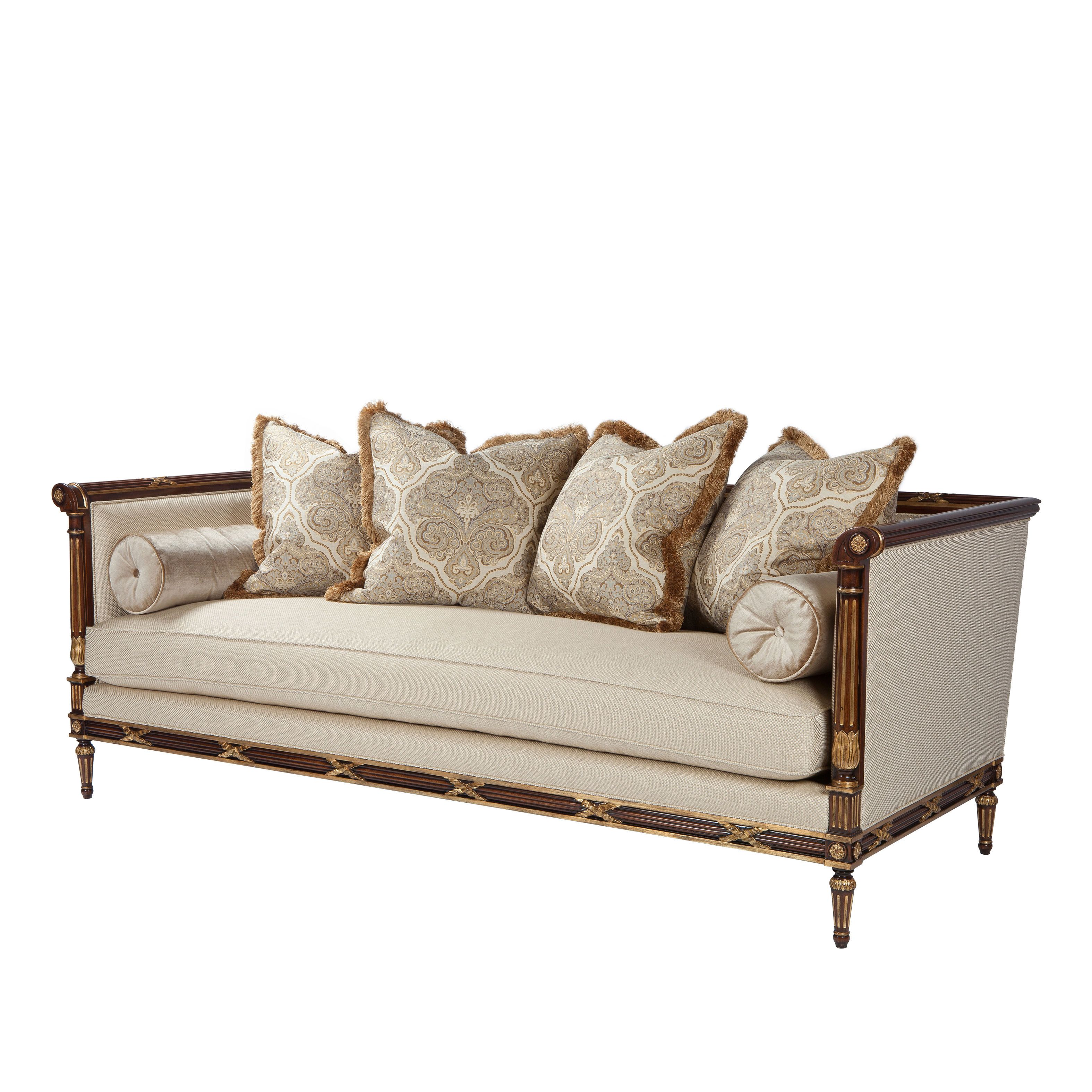 beautiful and ornate sofa