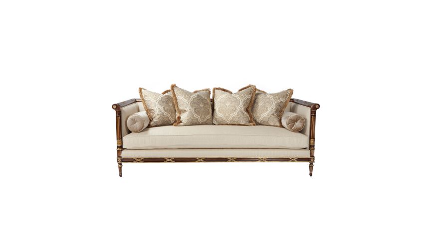 beautiful and ornate sofa