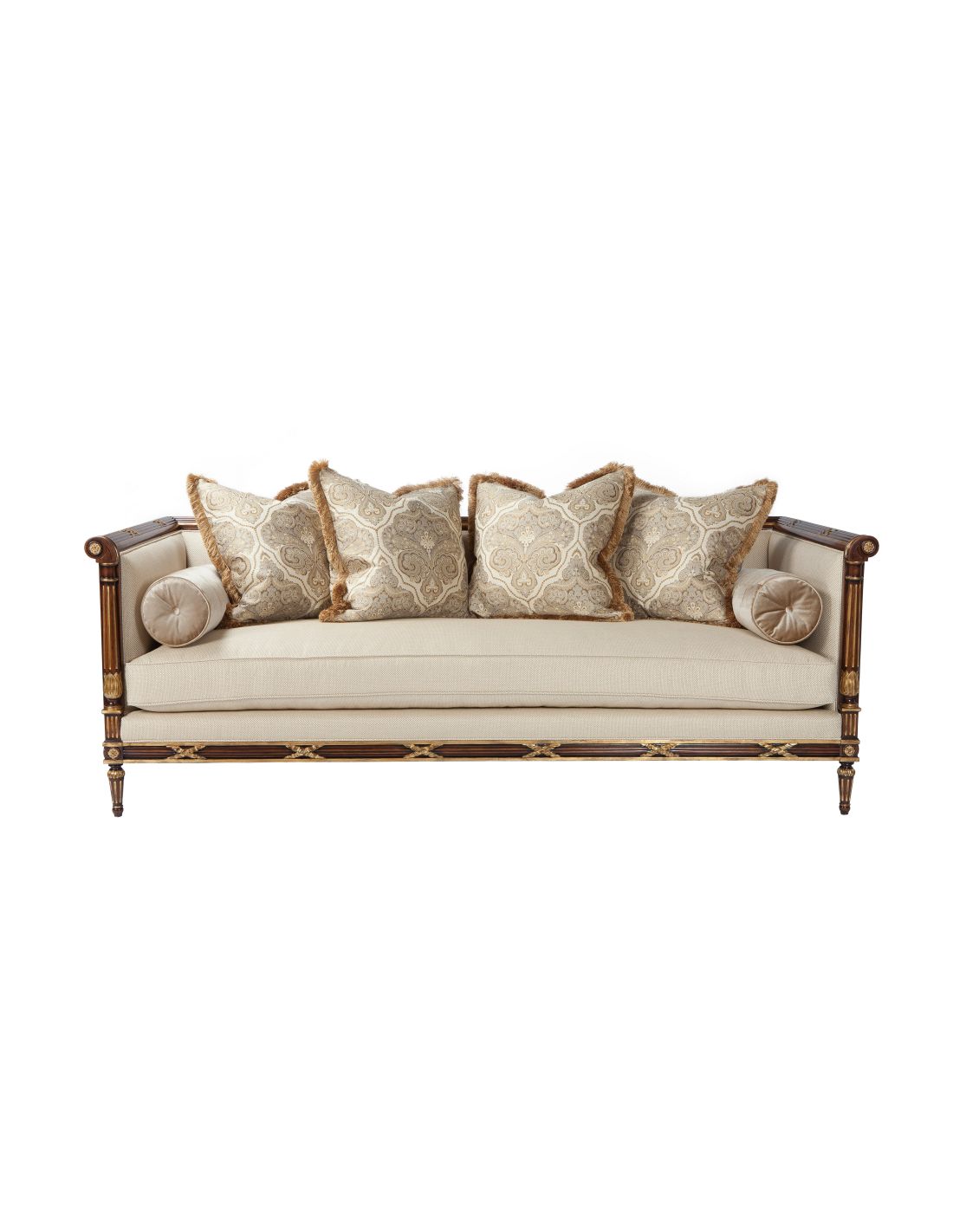 beautiful and ornate sofa