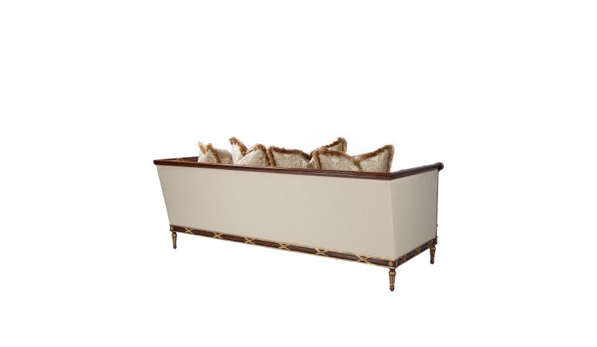 beautiful and ornate sofa