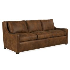 Burnette Sofa is made of high-quality leather and has comfortable cushioning