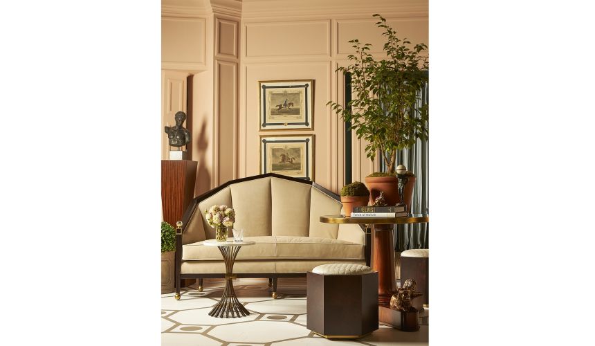 Semi-circular Loveseat