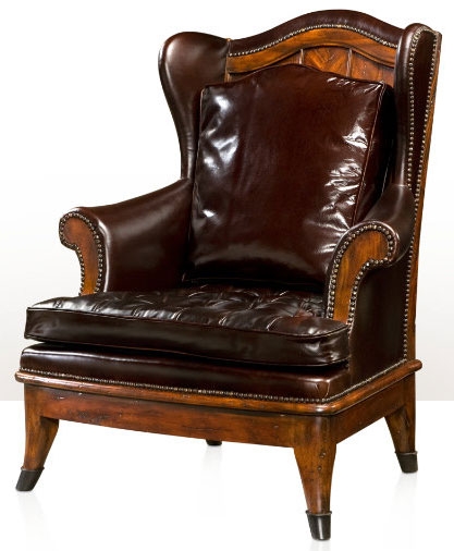 Luxury Leather & Upholstered Furniture The Castle Fireside Chair