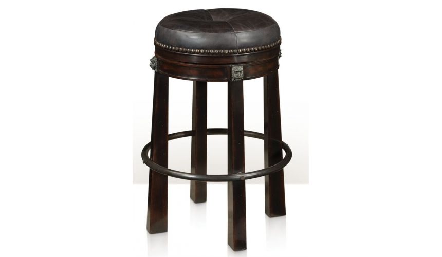 Leather Bar Stool