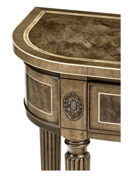 Beautiful bleached wood console table