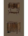 LUXURY BEDROOM FURNITURE 1 High end master bedroom set carvings and tufted leather headboard