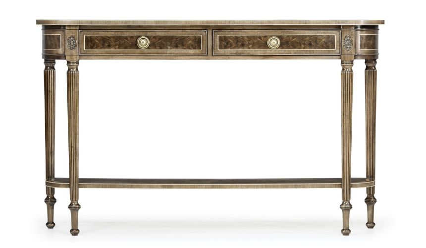 Beautiful bleached wood console table