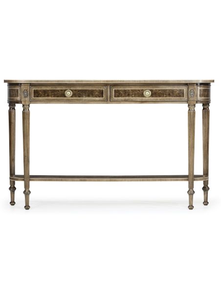 Beautiful bleached wood console table