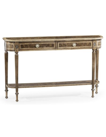 Beautiful bleached wood console table